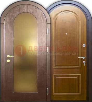 Металлическая арочная дверь ДА-12 в банк в Дубне