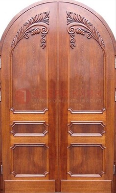 Металлическая арочная дверь ДА-9 в салон красоты в Дубне