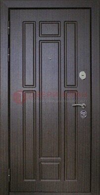 Одностворчатая входная дверь с накладкой МДФ ДМ-131 в Дубне
