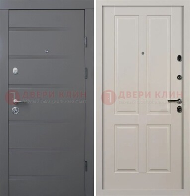 Квартирная железная дверь с МДФ панелями ДМ-423 в Дубне
