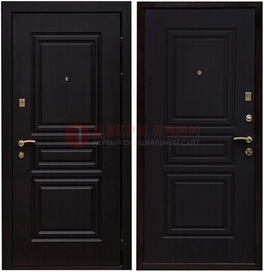 Входная металлическая дверь с МДФ ДМ-75 для квартиры в Дубне