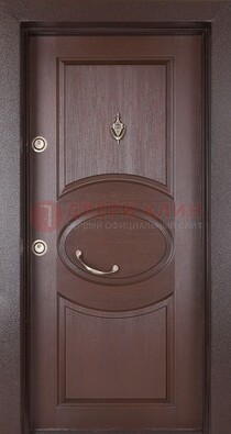 Железная дверь с массивом дуба в стиле классика ДМД-55 в Дубне