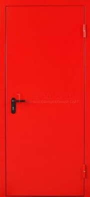 Красная противопожарная дверь ДПМ-01/60 в Дубне