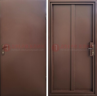 Техническая дверь с порошковым покрытием медный антик с двух сторон ДП-253 в Дубне