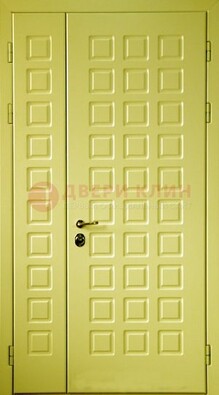 Салатовая тамбурная дверь ДТМ-28 в Дубне