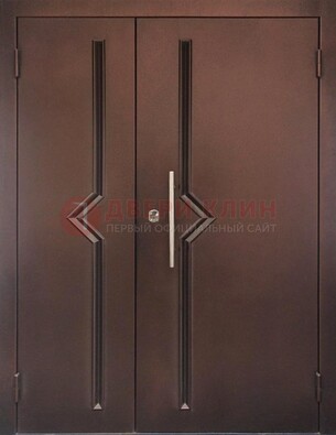 Двухстворчатая тамбурная дверь с порошковым напылением ДТМ-44 в Красноармейске