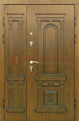 Полуторная железная дверь с виноритом ДВТ-174 в Дубне
