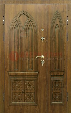 Входная дверь с виноритом и узором ДВТ-181 в Дубне