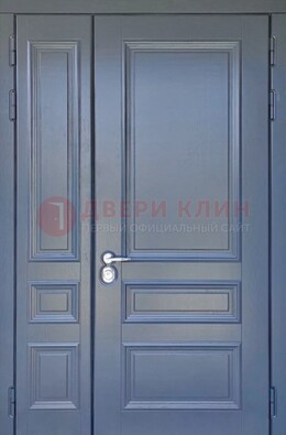 Темно-серая железная дверь с виноритом ДВТ-242 в Дубне