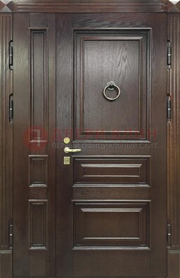 Полуторная металлическая дверь с виноритом ДВТ-253 в Дубне