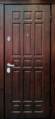 Темная стальная дверь с виноритом ДВТ-45 в Дубне
