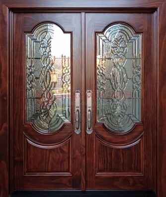 Классическая железная дверь с массивом дуба для входа ВЖ-23 в Дубне